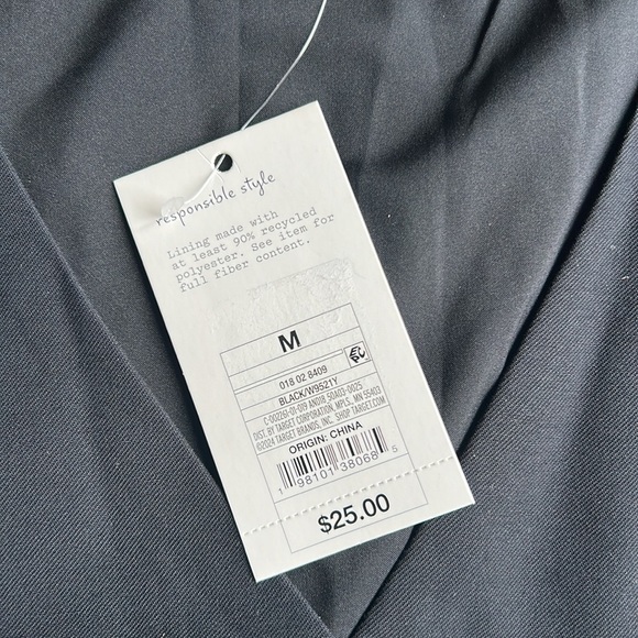 NWT a new day Black Button-Up Vest | Black Vest | Business Casual Vest - Picture 4 of 6